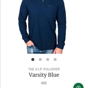 Criquet Shirts VIP 1/4 Zip Pullover